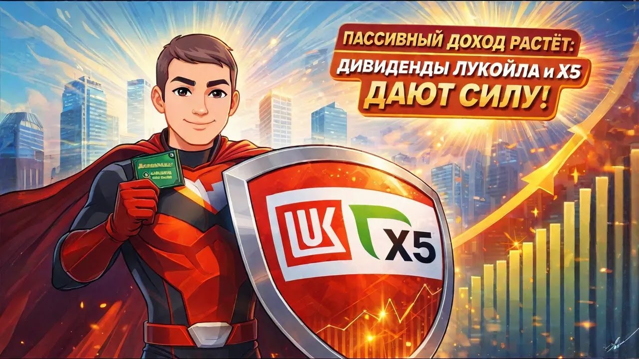 Пассивный доход растёт: дивиденды Лукойла и X5 дают силу!