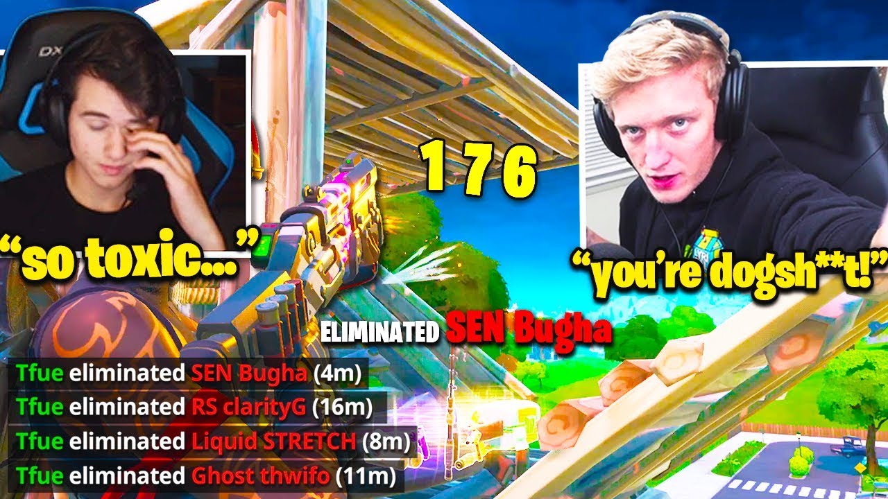 TFUE vs BUGHA happens and gets TOXIC! (Fortnite)
