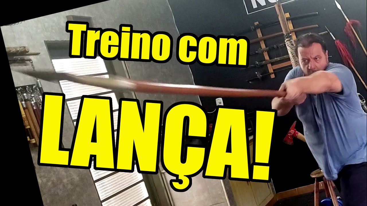 Treino com lança FORJADA!