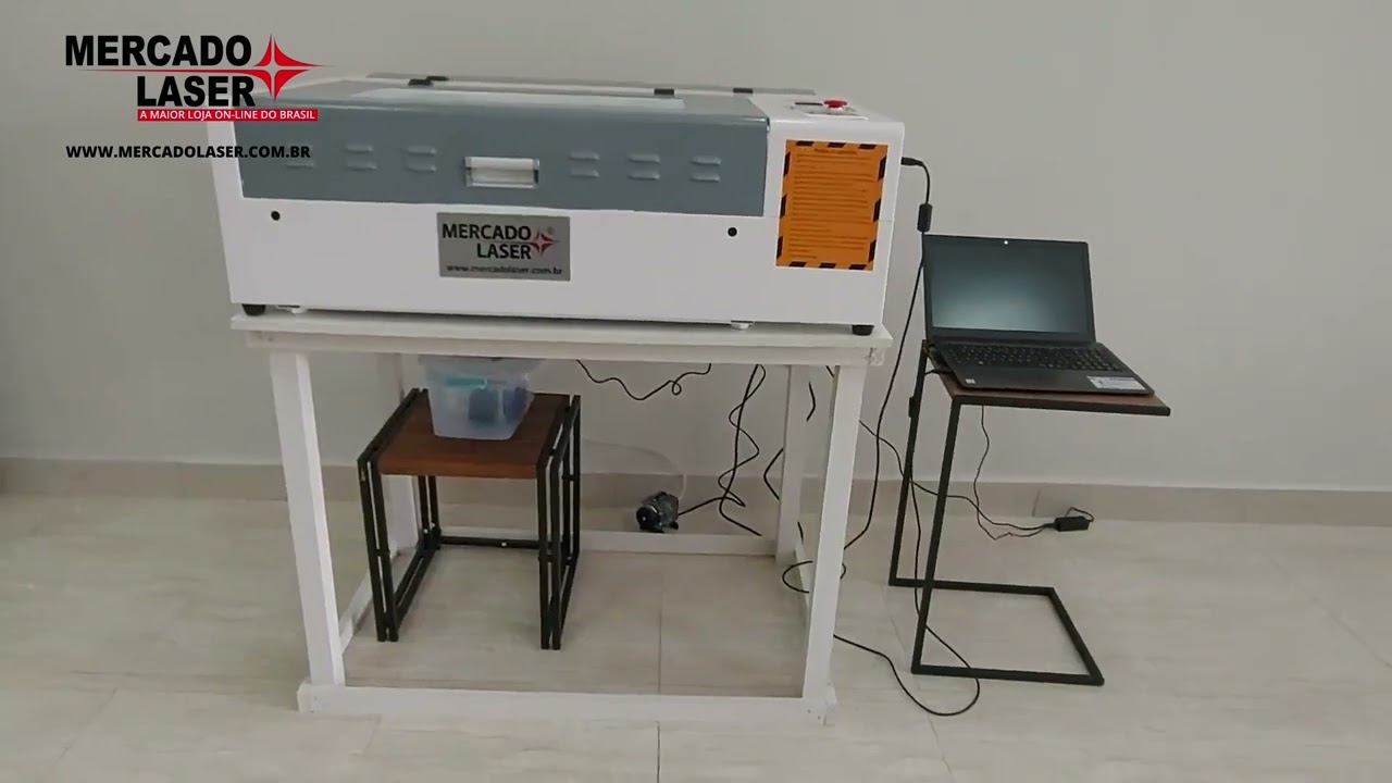 MÁQUINA 6040 50W - CORTE DE MDF 6MM