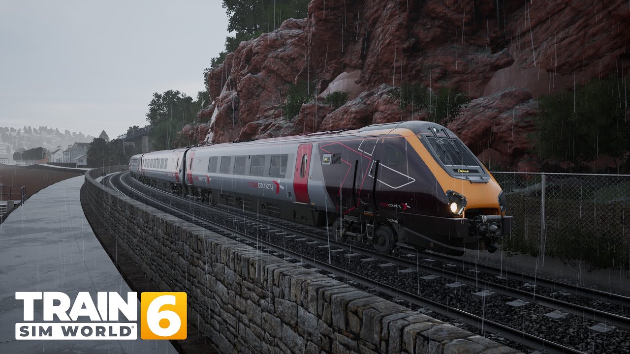 Train Sim World 6 - Riviera Line class 220 Voyager to Exeter St Davids in rain (part 2)