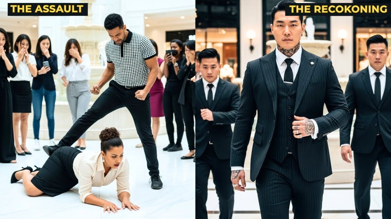 UNAWARE HIS POOR, ABANDONED BLACK EX IS NOW MARRIED TO KOREAN MAFIA BOSS, HE KICKED HER IN PUBLIC