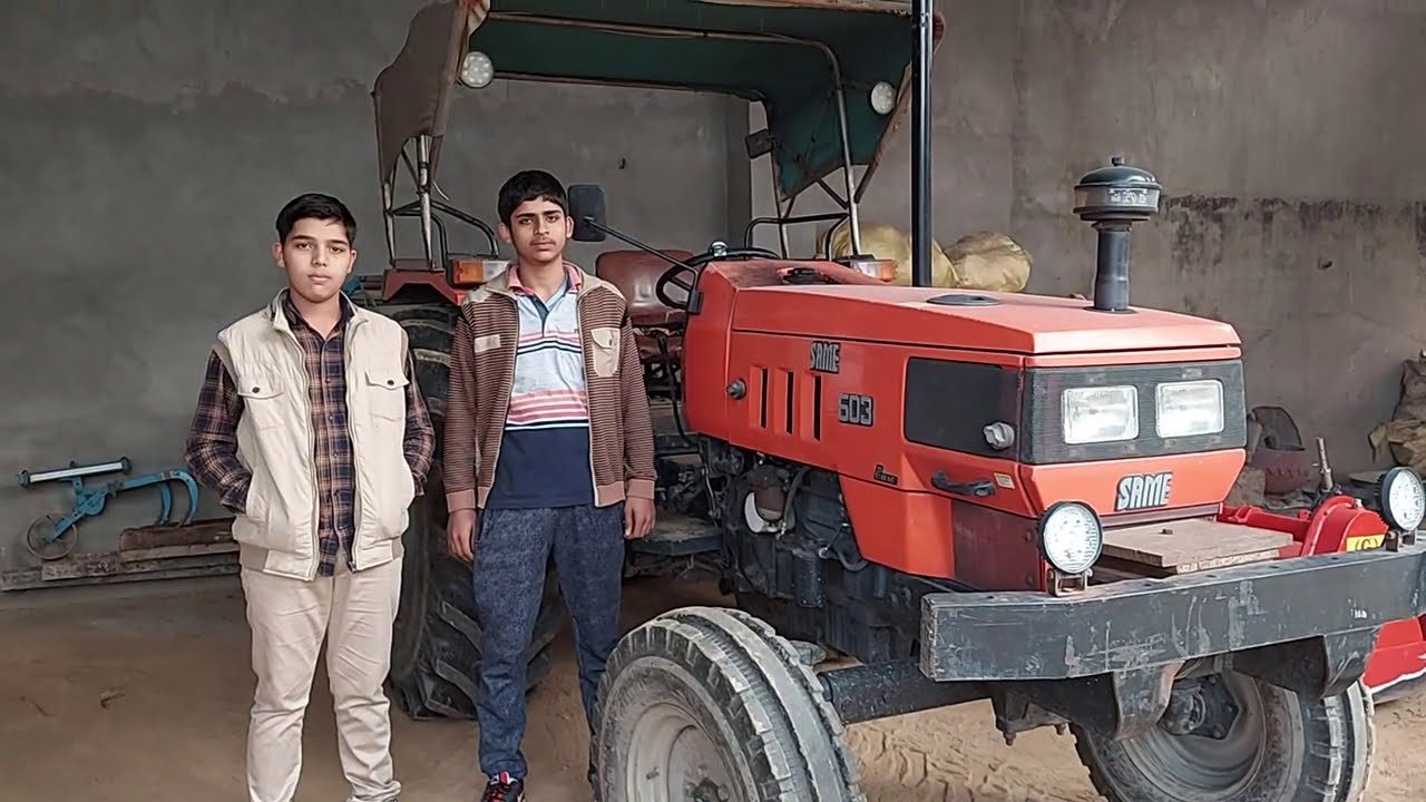 यह है 60 HP SAME 605 ट्रैक्टर से किराया करते हैं जीरो मेंटेनेंस बताया25000 घंटे चल चुका है