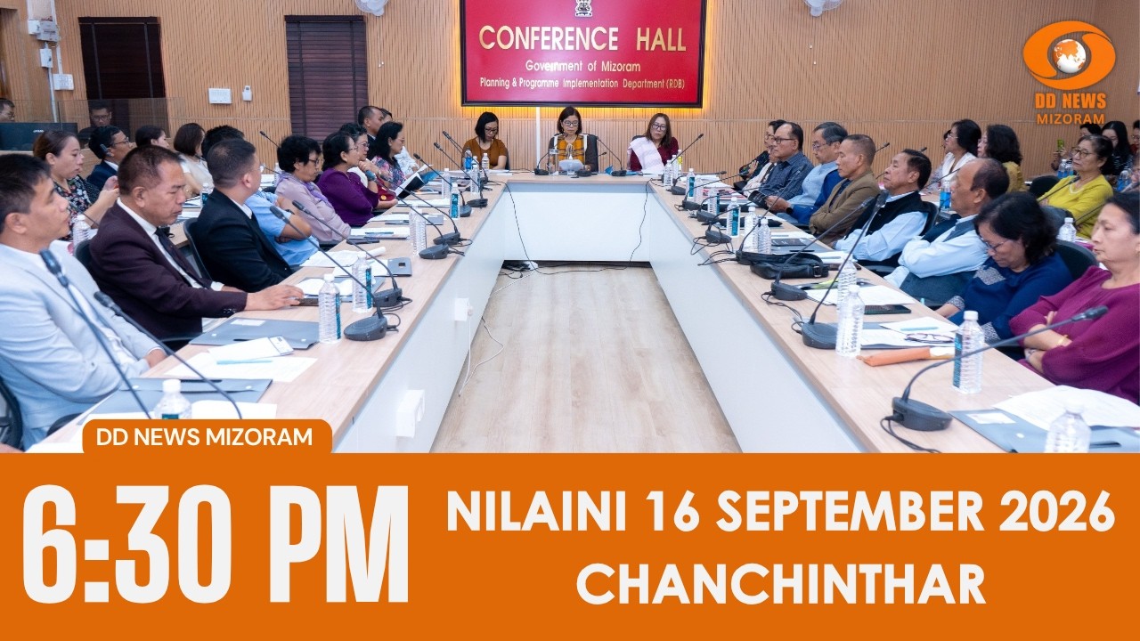 DD News Mizoram Chanchinthar | 16 September 2026 | 6:30 PM