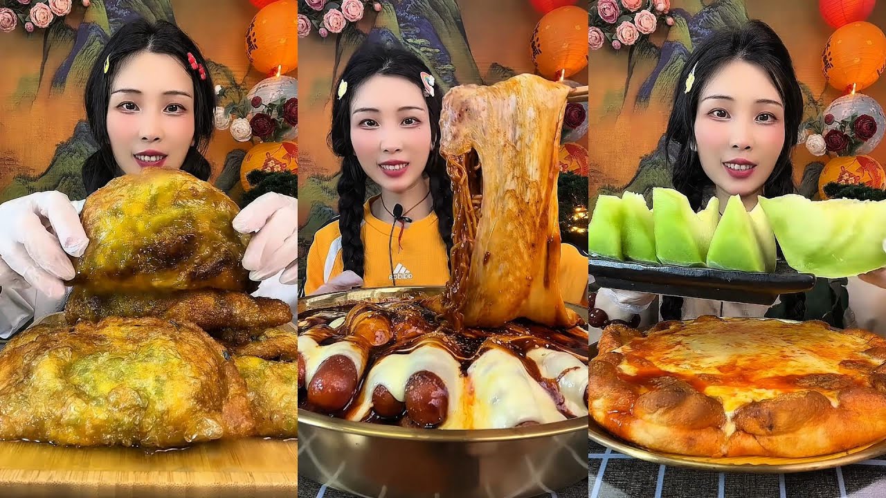 【ASMR】【MUKBANG】DELICIOUS DINING PROGRAM | HOMEMADE CHINESE FOOD | 食べる | 吃播 
