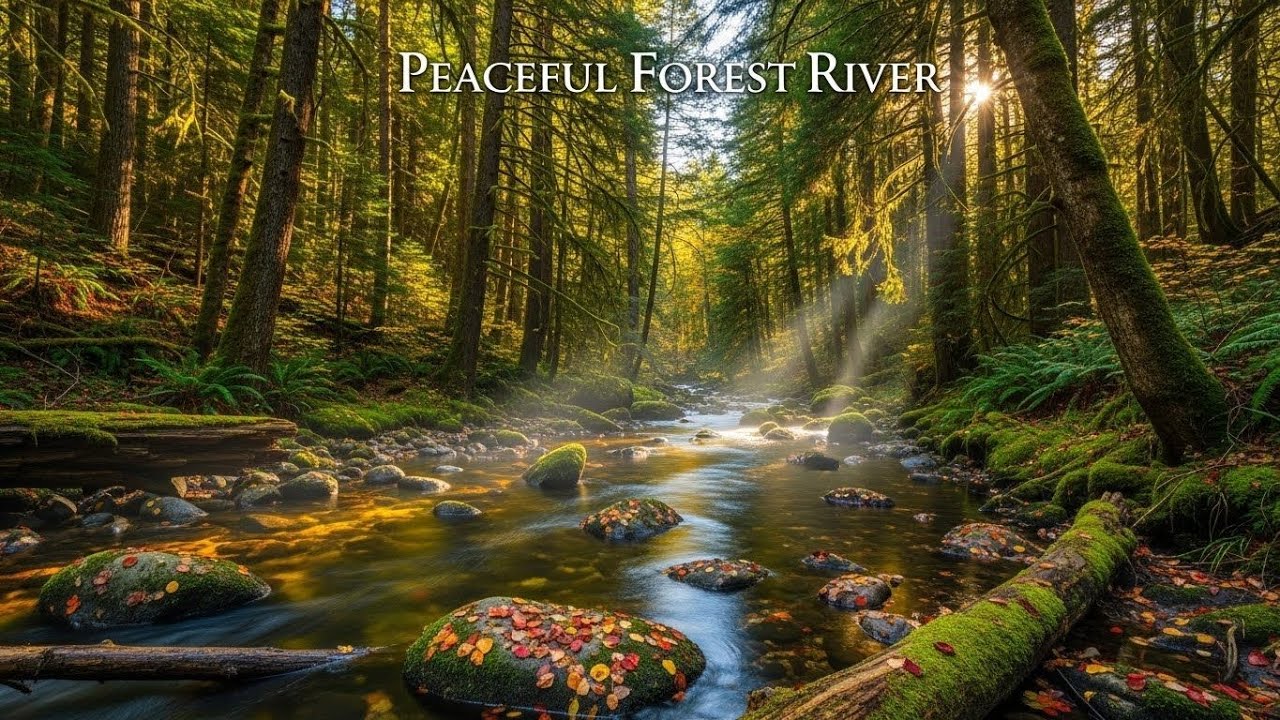 River Ambience 🌿 Soothing Flowing Water Sounds for Meditation and Deep Sleep #149