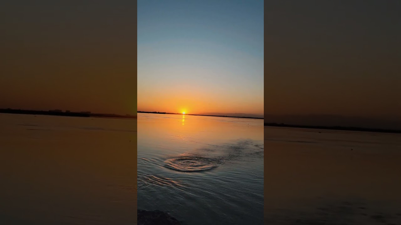 Afghanistan, Mazar, Hairatan and  Amazing sunset. #afghanistan #sunset #river #life #travel #peace