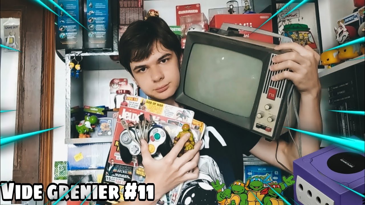 Vide grenier live #11 un &eacute;cran des ann&eacute;es 50 😱