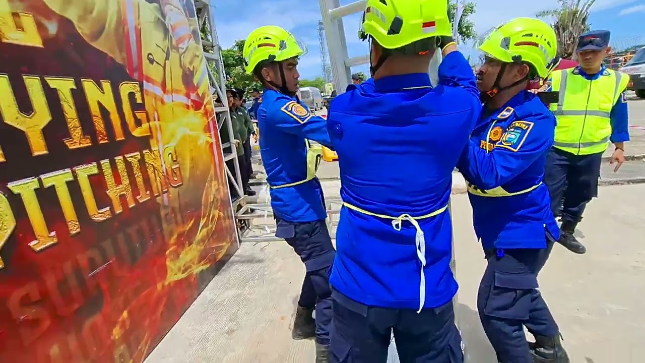 NATIONAL FIREFIGHTER SKILL COMPETITION 2025 BONTANG KALTIM 25 FERBURARI 2025 #DAY 1