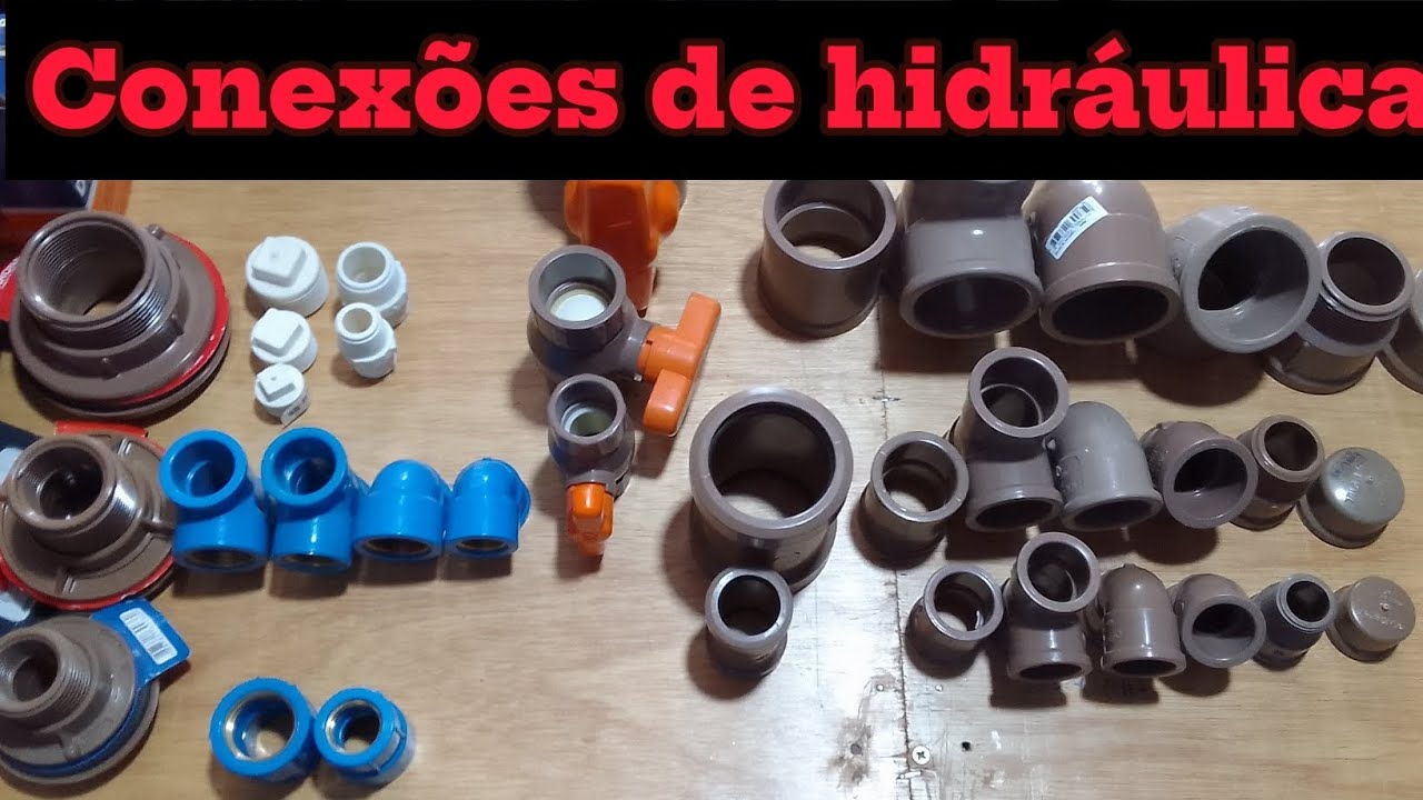 Nome e medidas de conexões hidráulicas, aprenda o nome certo para cada conexão
