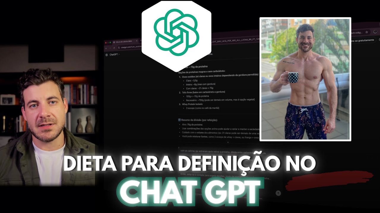 Nutricionista Ensina a Fazer Dieta Para Definição no Chat-GPT |