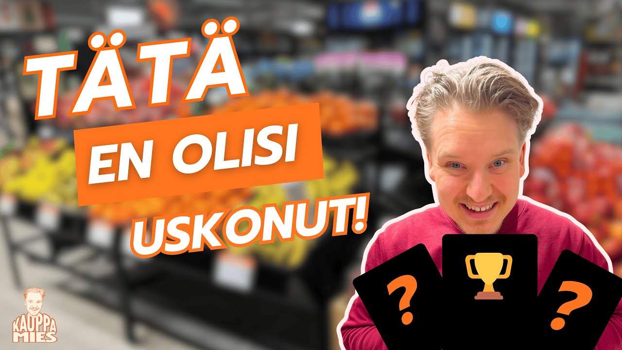 EKA VUOSI KAUPPIAANA HUIPENTUI MYKISTÄVÄLLÄ TAVALLA