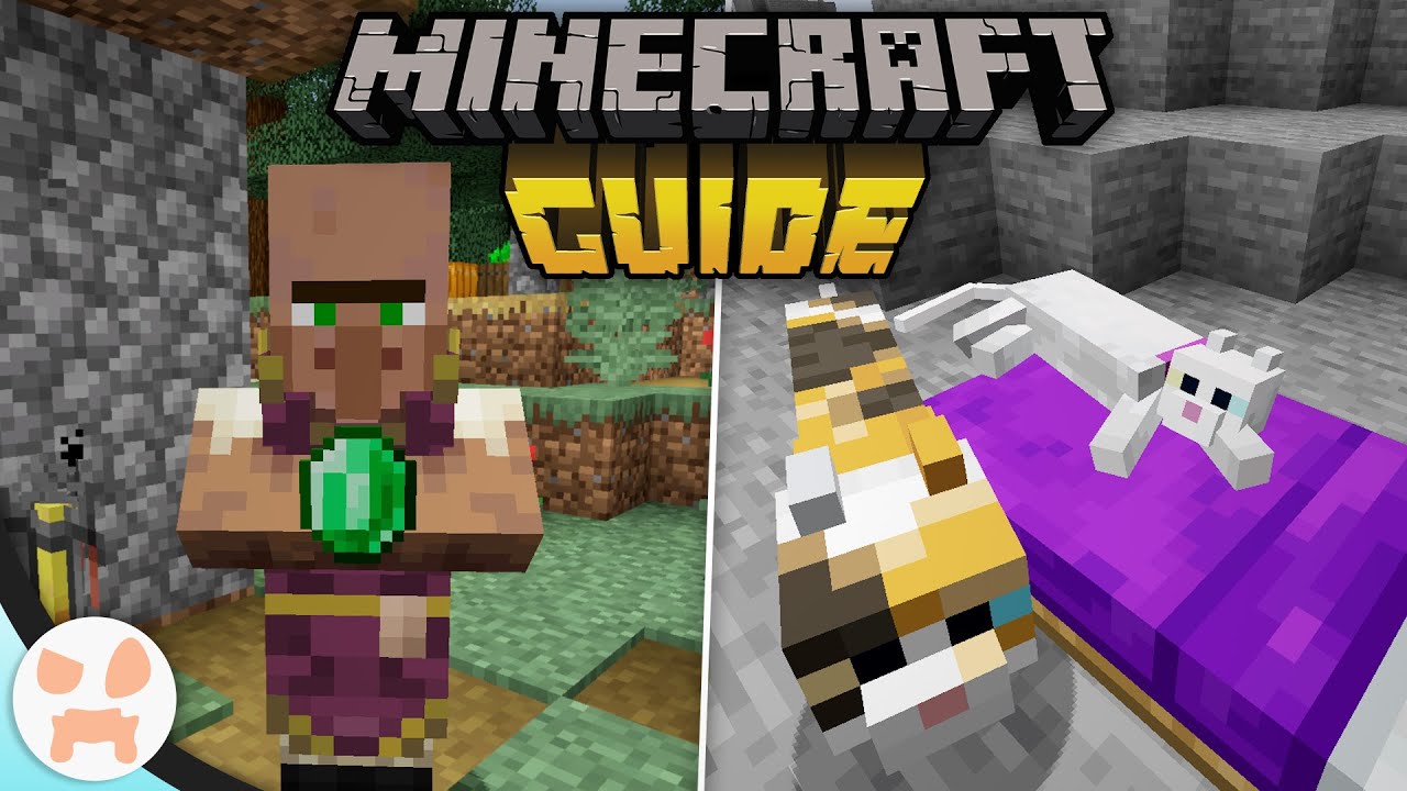 VILLAGERS + CATS! | The Minecraft Guide - Tutorial Lets Play (Ep. 14)