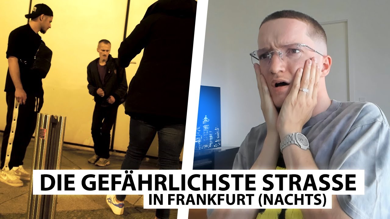 Justin reagiert auf die gefährlichste Straße in Frankfurt.. | Reaktion