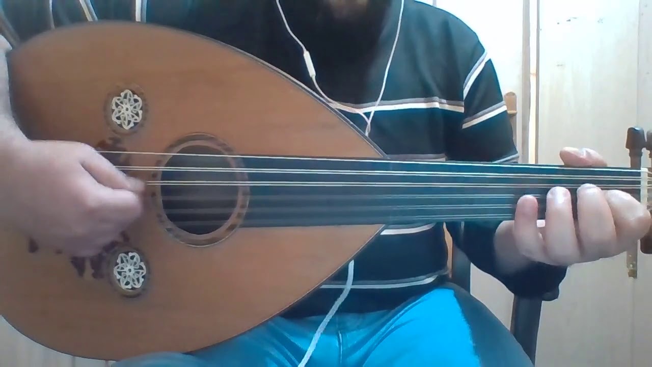تعلم عزف اغنية ( قولي عملك ايه قلبي - محمد عبد الوهاب ) على العود للمبتدئين : واتس/ 00962788776508