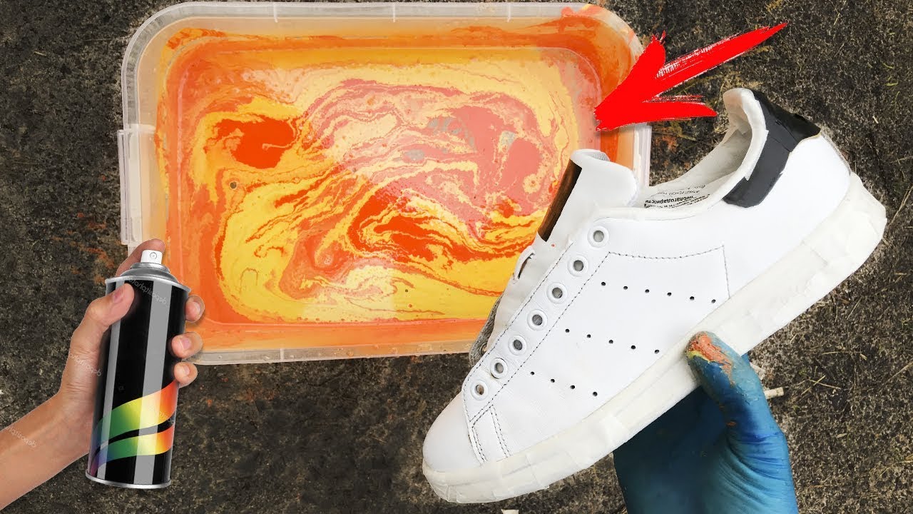 ПОКРАСИЛ КРОССОВКИ ВОДОЙ /HYDRO DIPPING ADIDAS  / КАСТОМ КРОССОВОК / АКВАПРИНТ