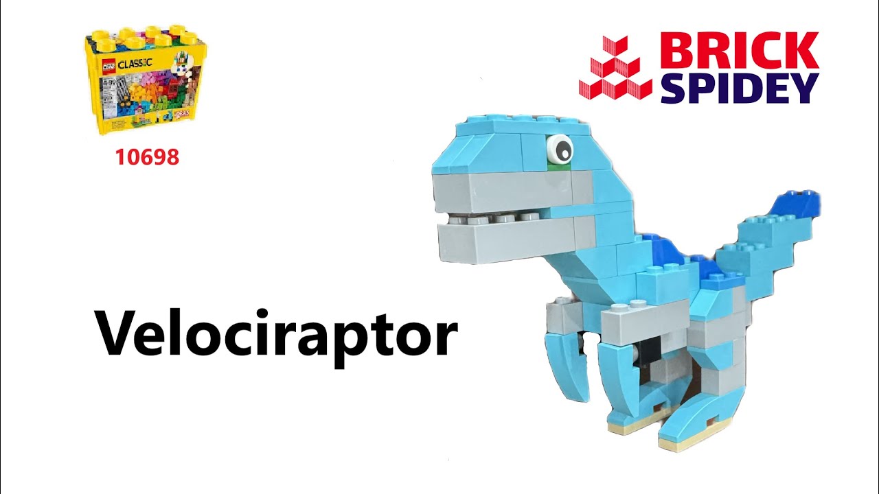 Lego 10698 How to build a Velociraptor 랩터 using Lego Classic 10698