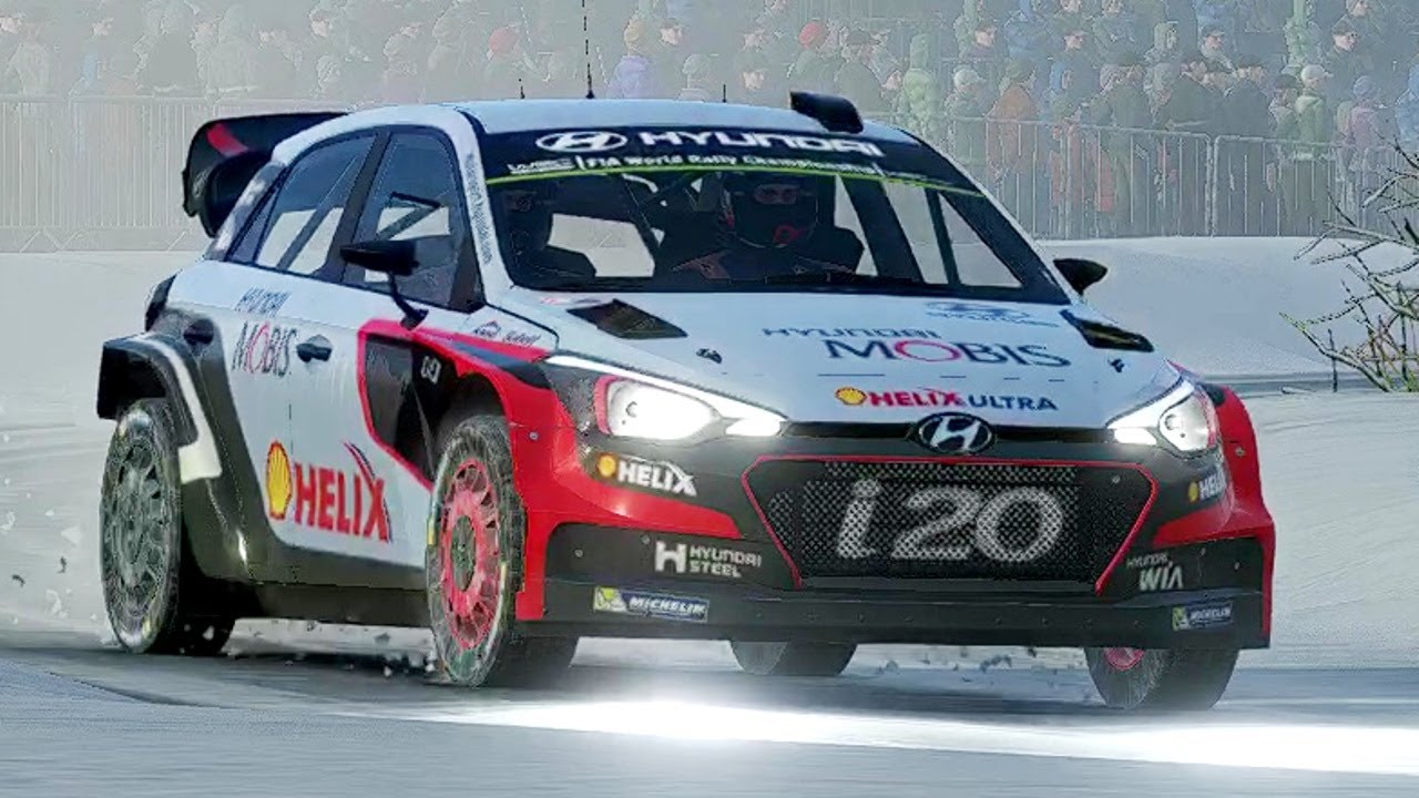 Hyundai i20 WRC at Karlstad Super Special Stage ( WRC 7 gameplay & replay )