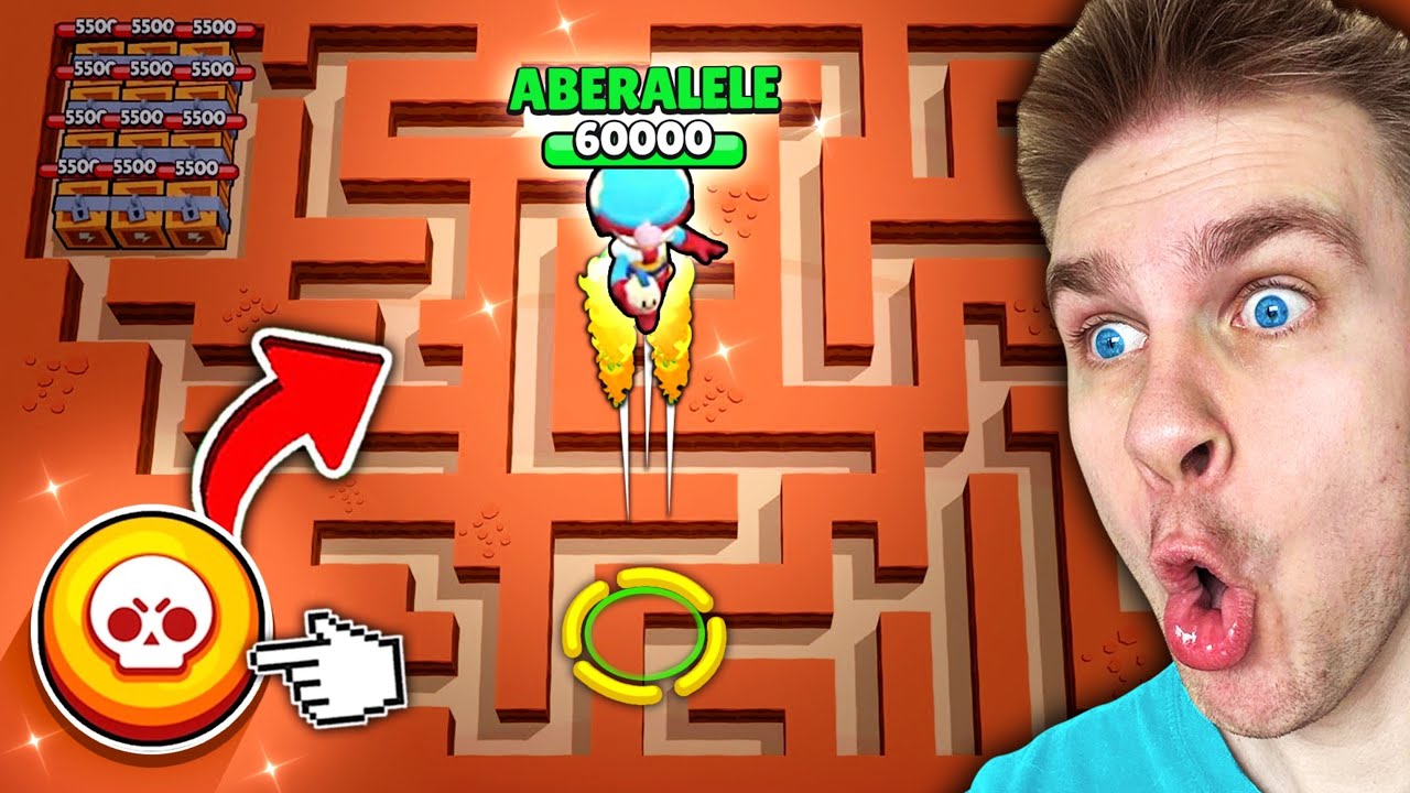 Czy MOŻNA ⚠️ PRZELECIEĆ nad *CAŁĄ* MAPĄ dzięki (SUPER ATAKOWI) 🚀 *BEZ CHEATÓW* w Brawl Stars? 😱