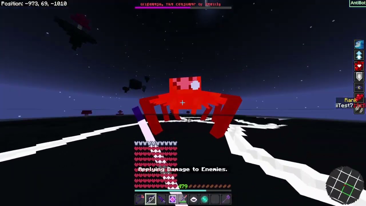Minecraft Balanced Craftwars: Gilgamesh Boss Fight