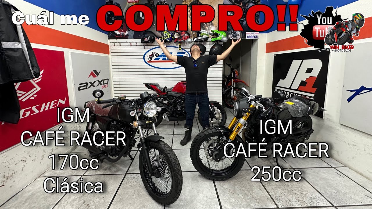 IGM CAFE RACER 170CC | IGM CAFE RACER 250CC | PRECIO | WIN BIKER