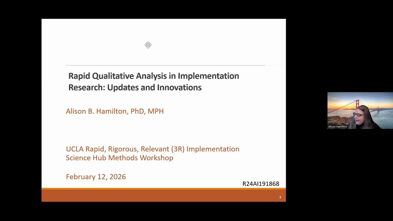 Rapid Qualitative Analysis in Implementation Research: Updates and Innovations