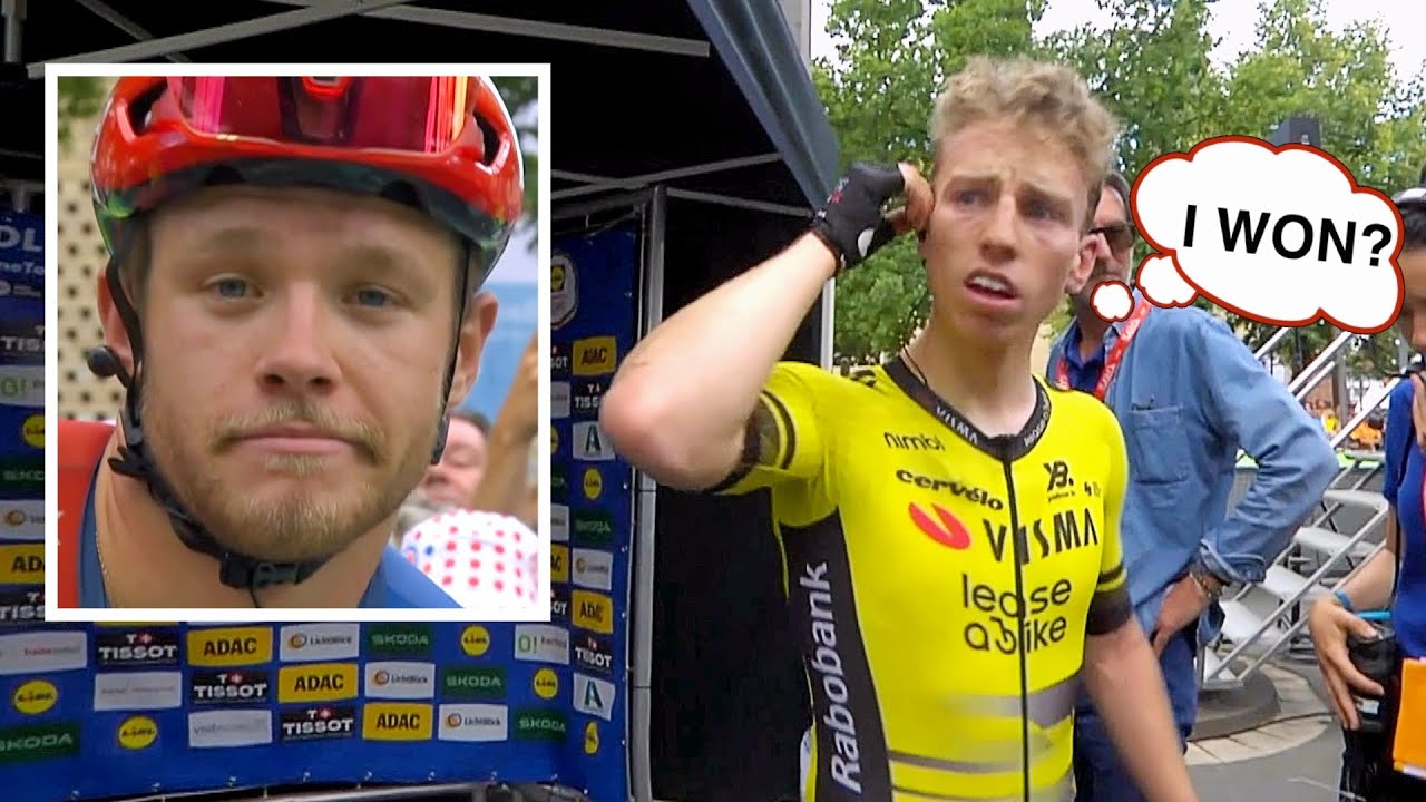 Mark Cavendish x Sagan Hybrid SHOCKS Jonathan Milan | Deutschland Tour 2025 Stage 1
