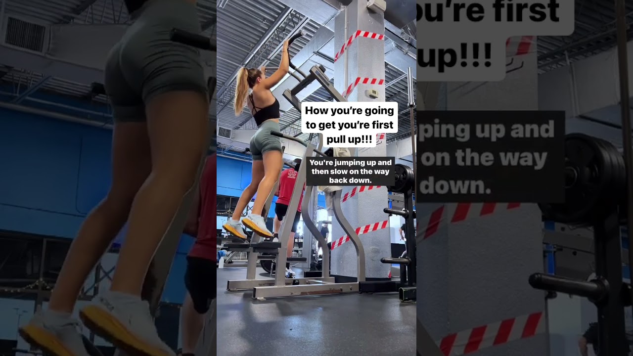 Pull up progression! Small steps to get you to your first pull up!💪🏼Which step are you on right now?