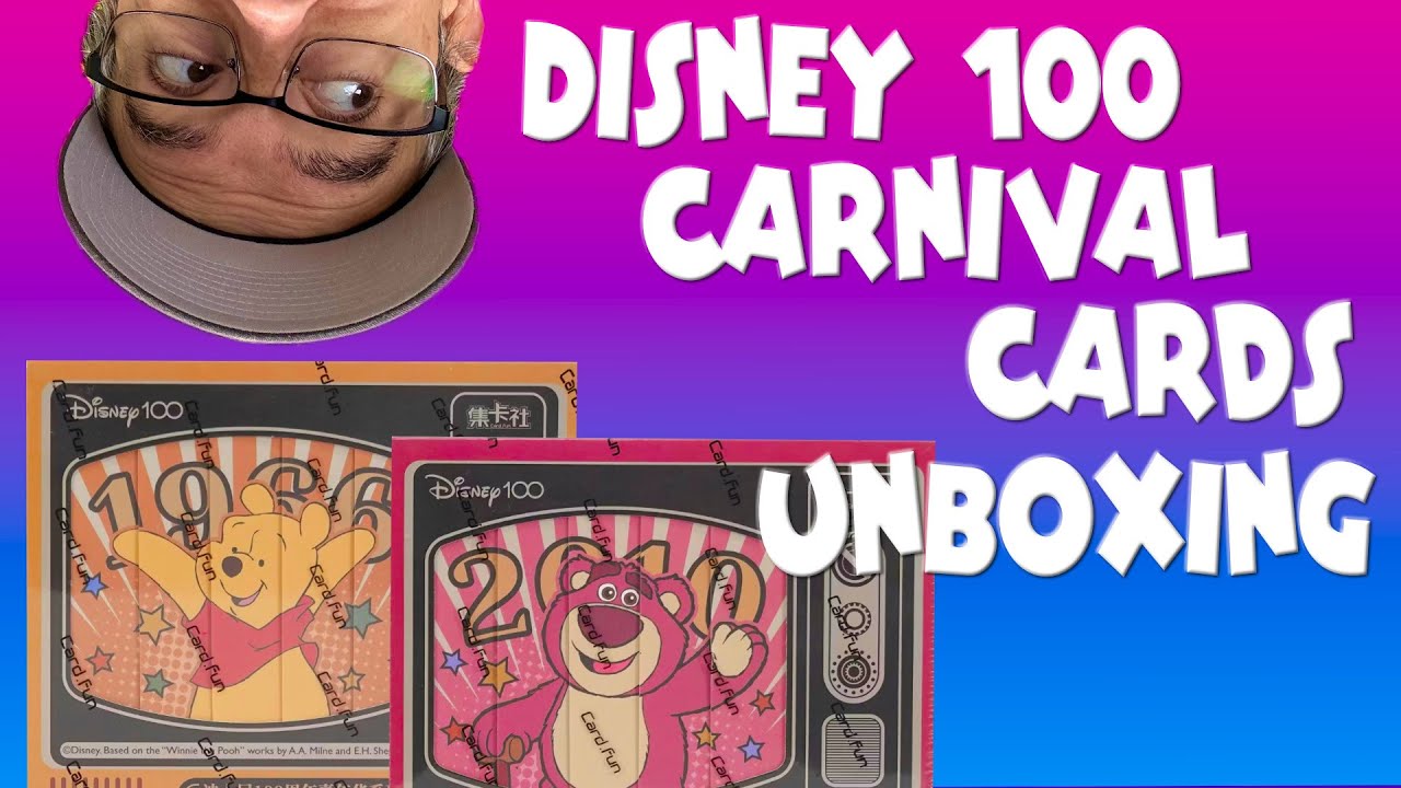 Распаковка коллекционных карточек серии Disney 100 «Карнавал» (Card.Fun 2023) — красивые карточки