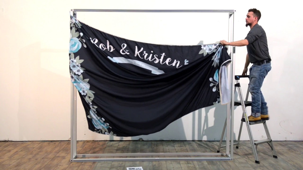 How to Install A Custom Wedding Backdrop by Best Wedding Backdrops
