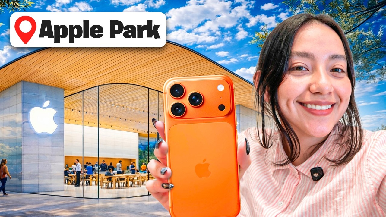 🍎Entré al BAÑO del Apple Park 🚽 y... ¿¡Es una CASA 🏠!? | Mucho lujo y máquinas extrañas☕️