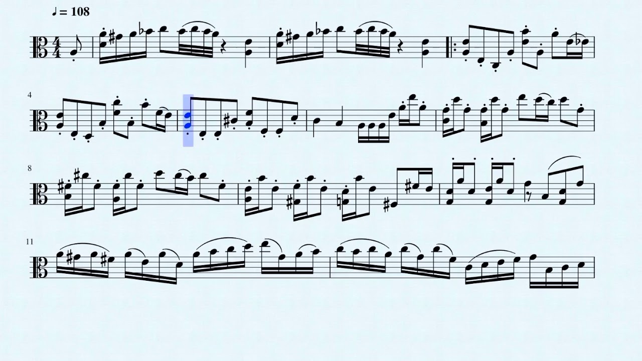 Rondo for Solo Viola