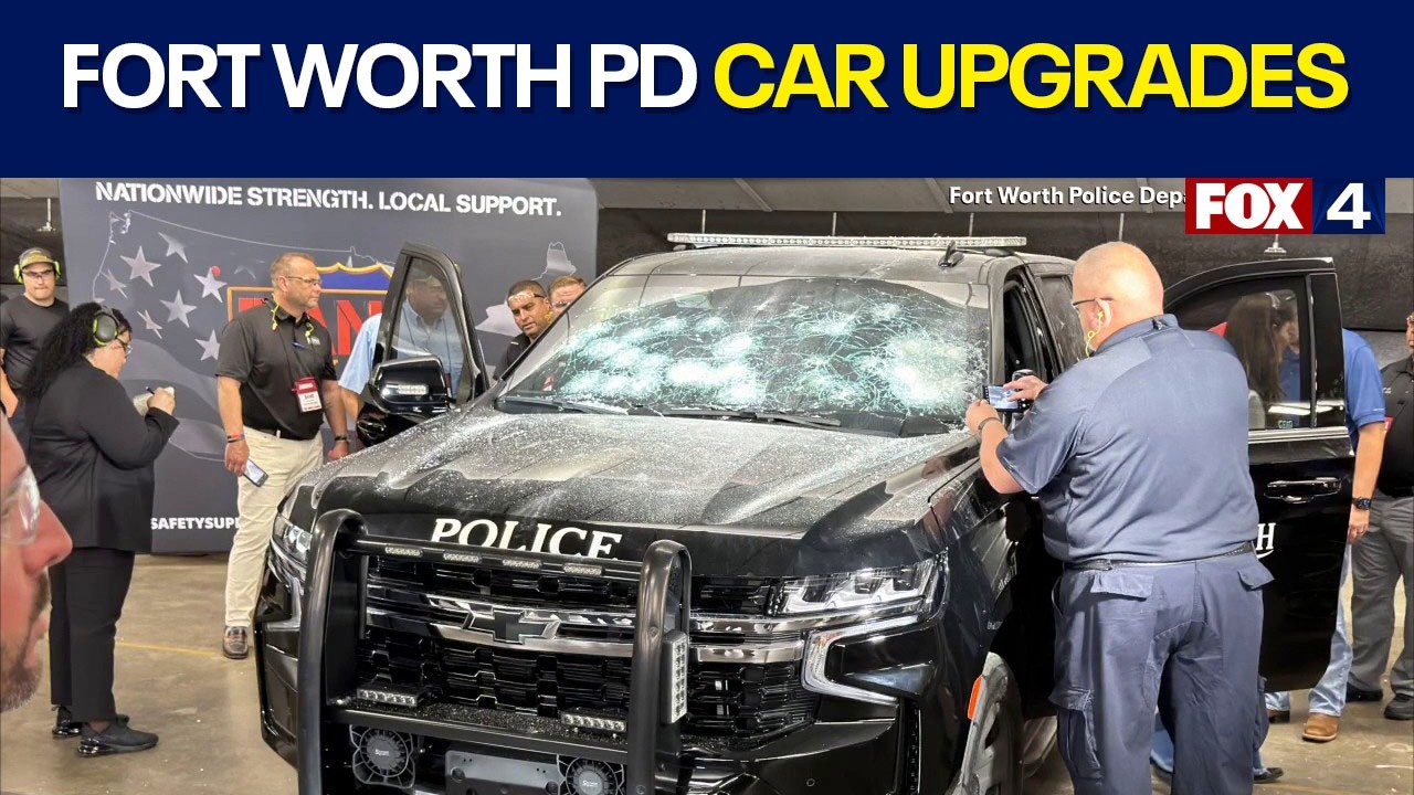 Fort Worth police get upgraded bulletproof patrol car windows