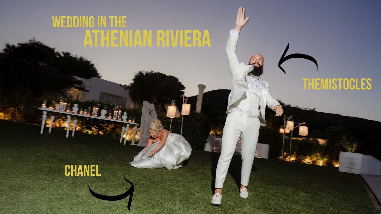 Chanel & Themistocles | Athens Riviera wedding | Island art and taste