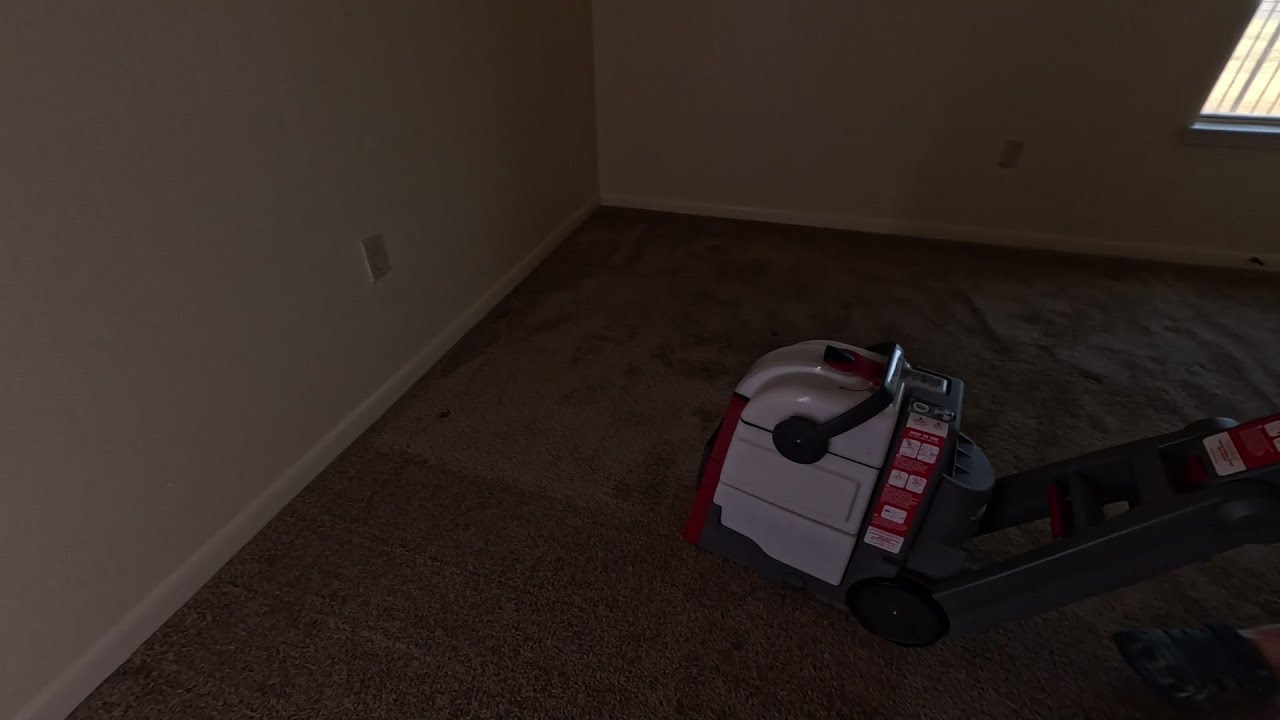 Sanitaire RESTORE Carpet Extractor Cleans Two Rooms HEAVY PET HAIR!