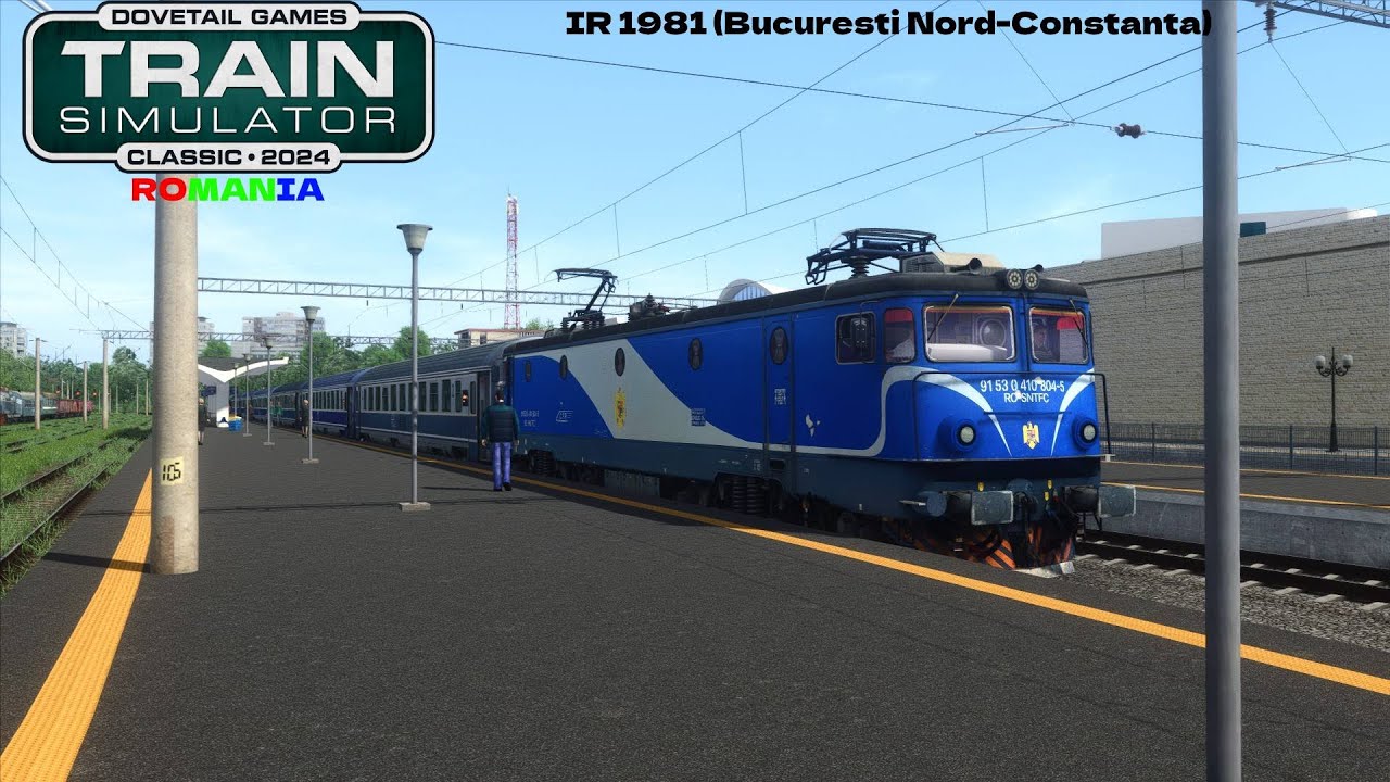 Train Simulator Romania Gameplay: IR 1981 (Bucuresti Nord-Constanta)