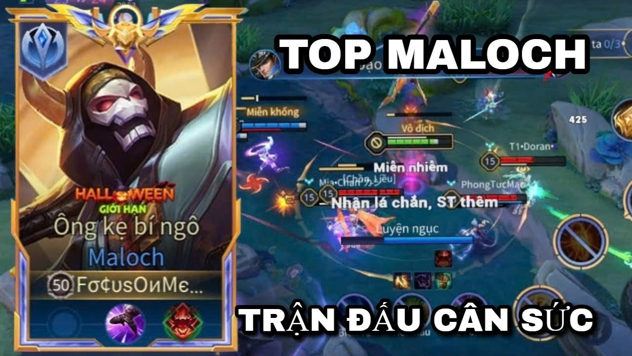 Top Maloch | Maloch SP và trận đấu cực cân sức mức rank 3x | hành trình top BXH Maloch part 3 