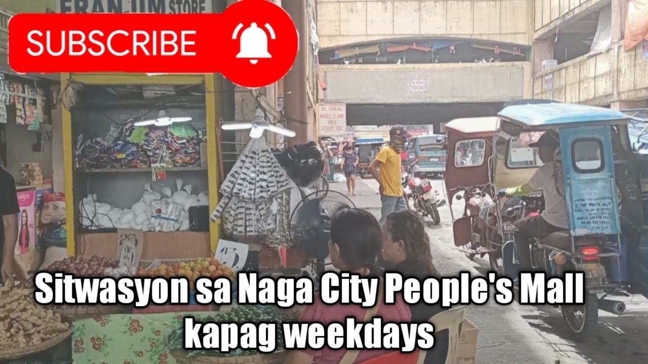 Sitwasyon sa Naga City People's Mall kapag weekdays