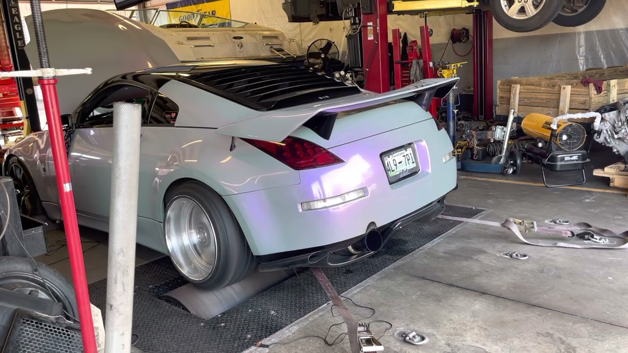 350z dyno tuning uprev tune flame map