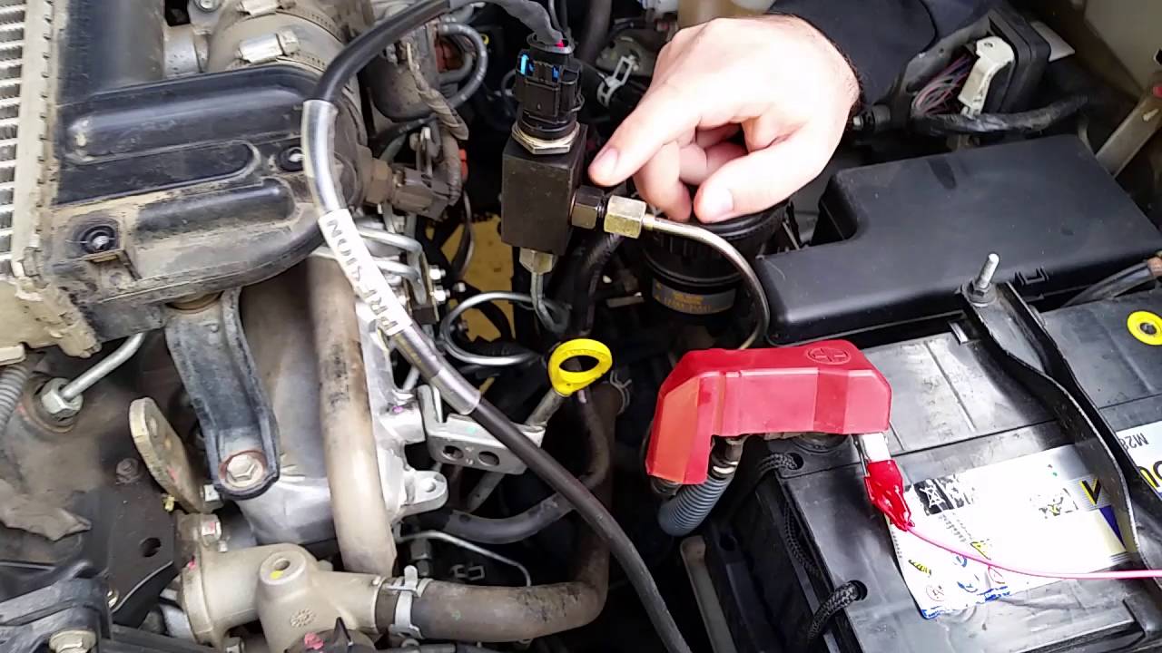 Medidor de presión common rail CR-80 Zemtec - Prueba en Toyota Hilux