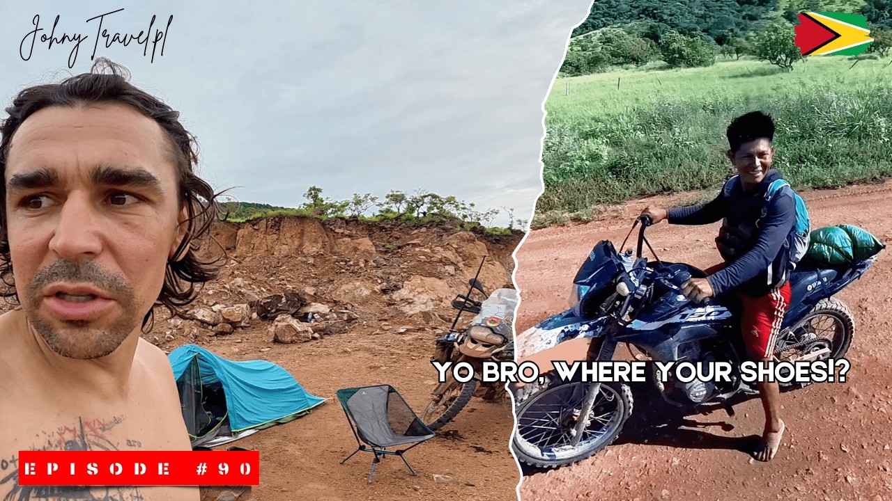 Yo bro, where your shoes!? | Moto Trip - EP. 89 - Gujana