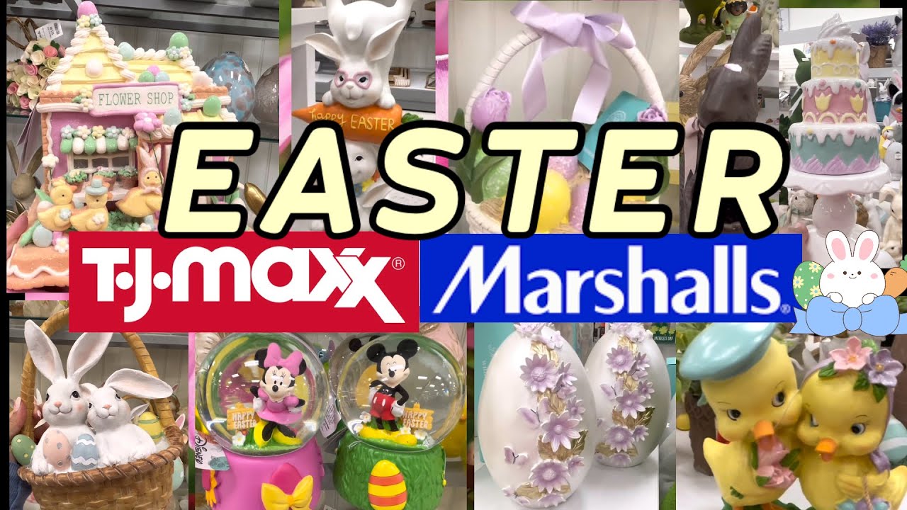 All New EASTER FINDS @ MARSHALL’S/TJ MAXX! JACKPOT EASTER GINGERBREAD HOUSE FIND!🤩