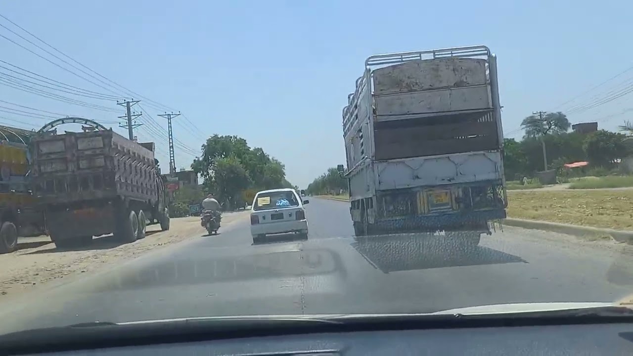 Dina to Jhelum GT road travelling