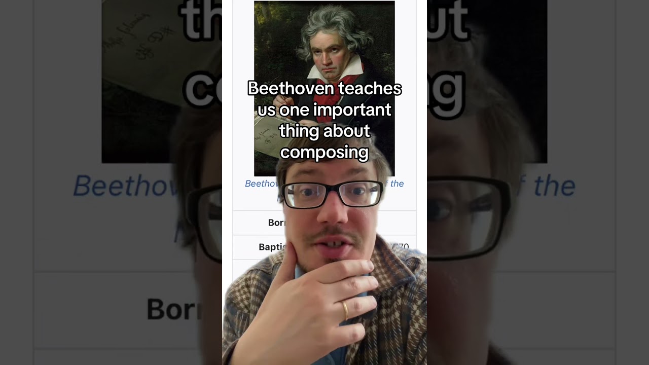Beethoven teaches us one important thing about composing #musiccomposition
