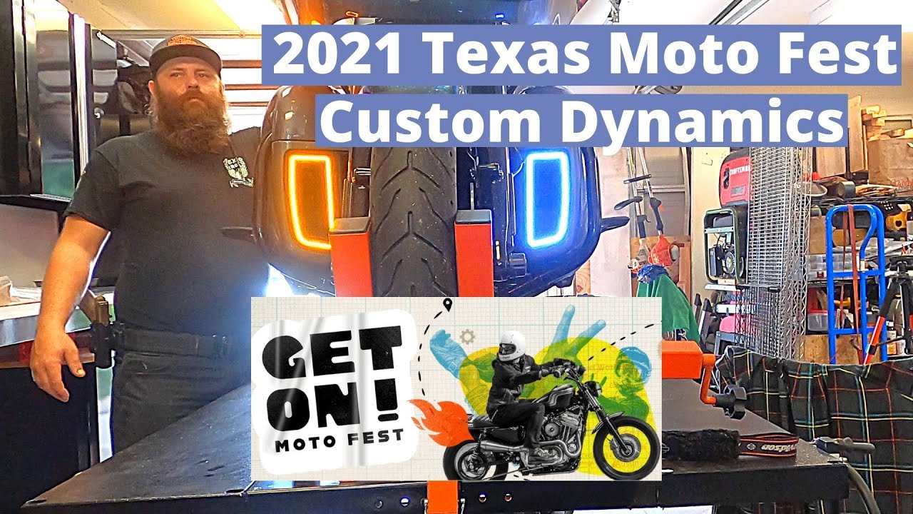 Texas Moto Fest 2021 | New lights | Custom Dynamics | 2021 Road Glide Limited 131ci