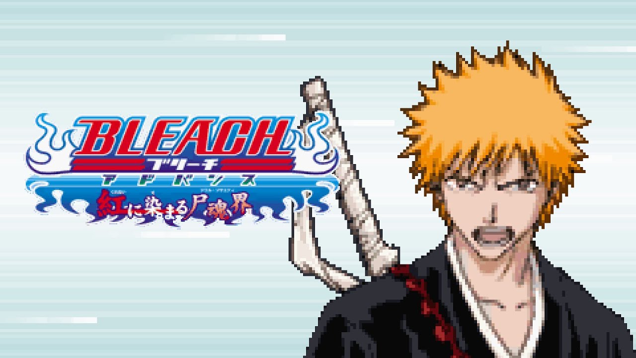 GBA Longplay - Bleach Advance: Kurenai ni Somaru Soul Society