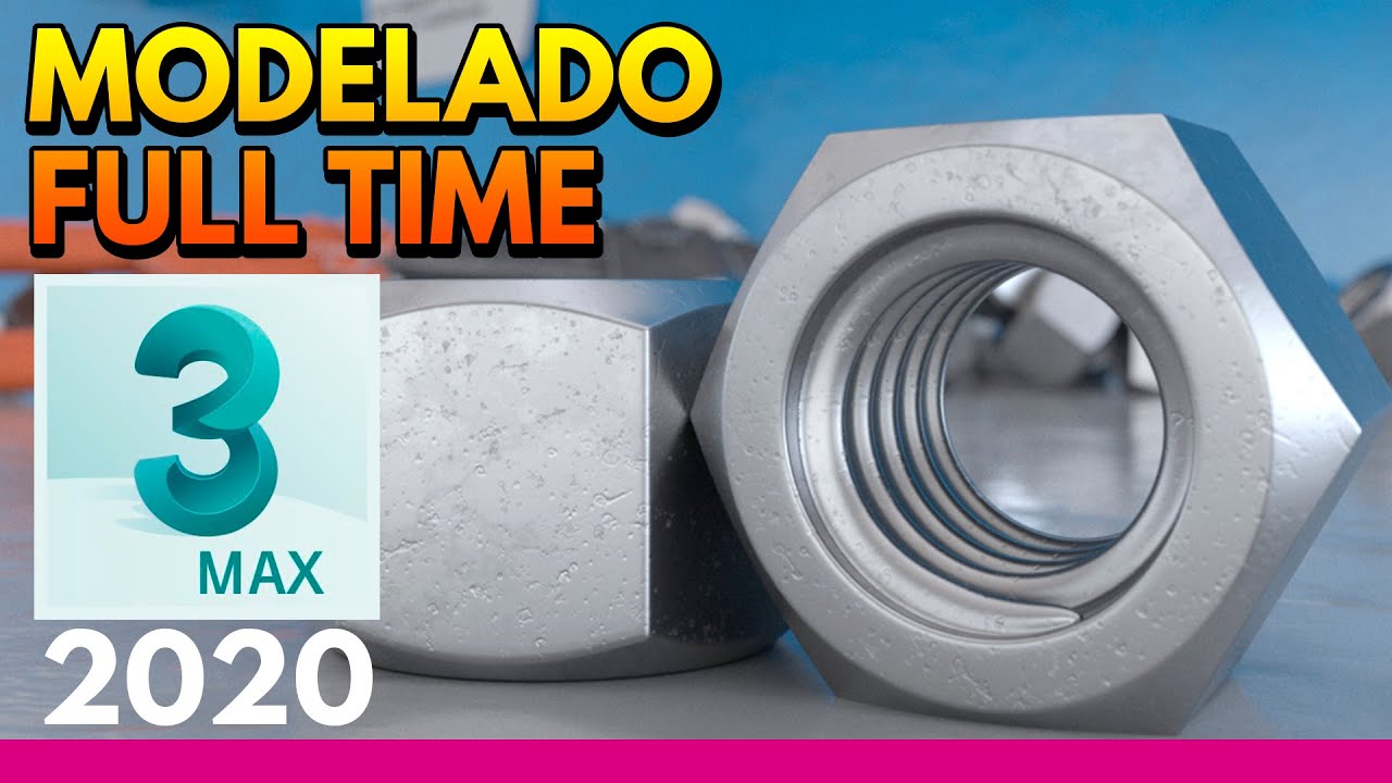 3ds Max TUERCA Modelado Poligonal | Full Time