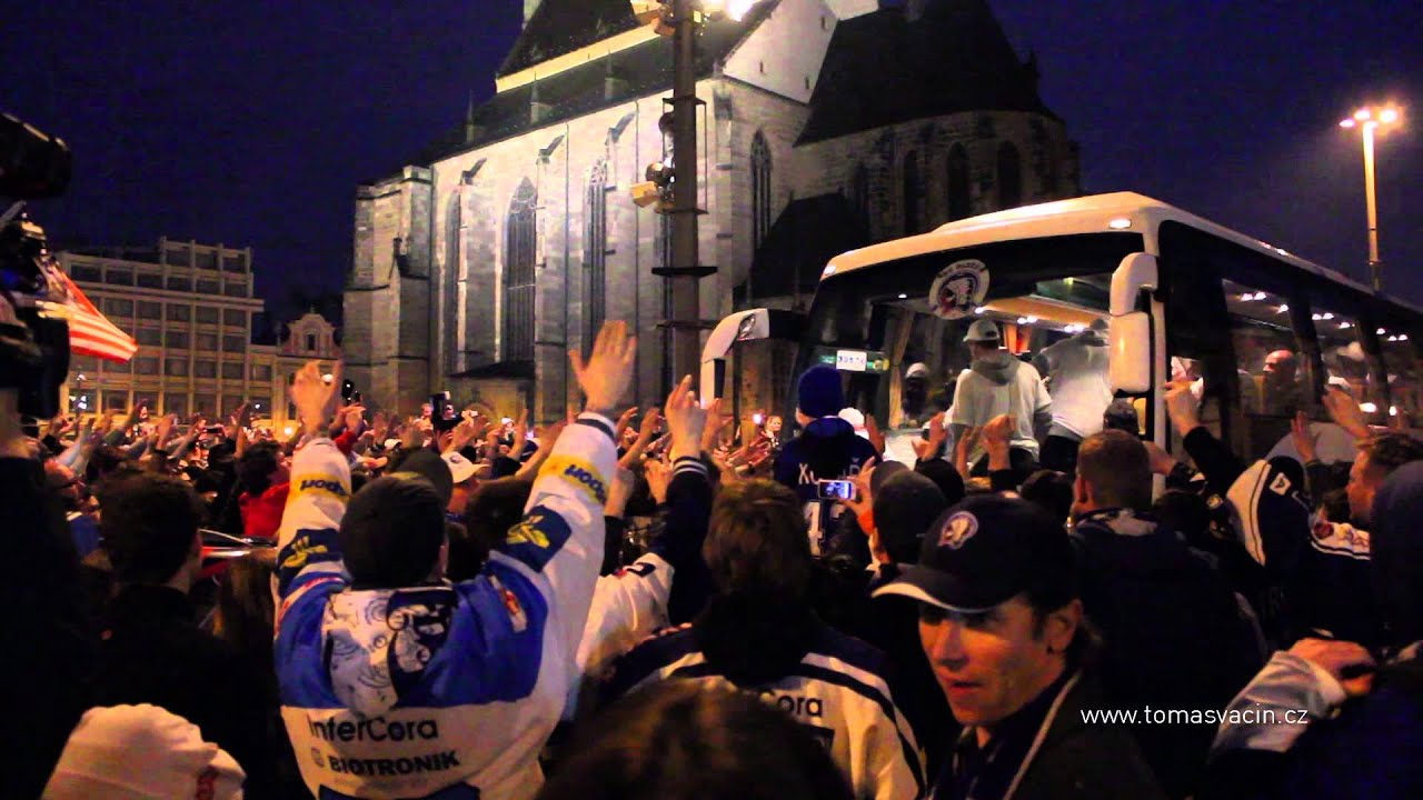 HC Škoda Plzeň - mistrovské oslavy