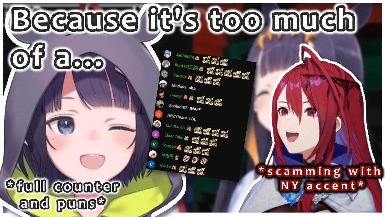 ERB tried to scam Ina with her New York accent, but Ina... [Hololive EN]