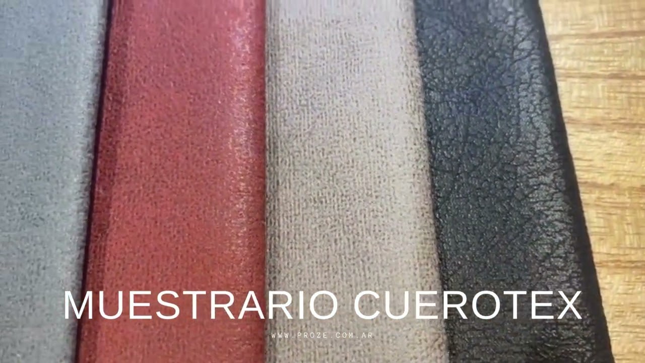 MUESTRARIO CUEROTEX. PROZE MUEBLES www.proze.com.ar